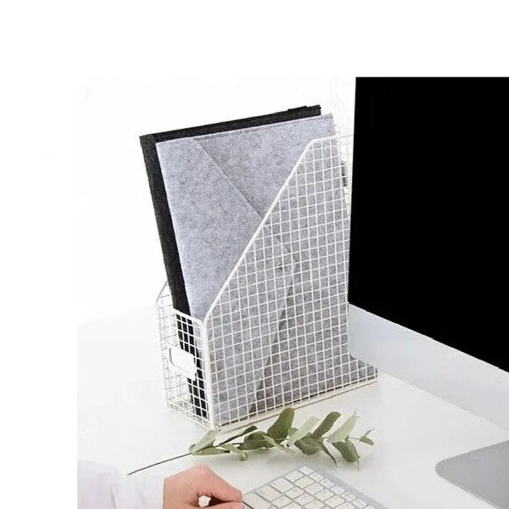 Folder Business Briefcases Organizer Storage Bag  A4 Wool Felt File Set of 2pcs